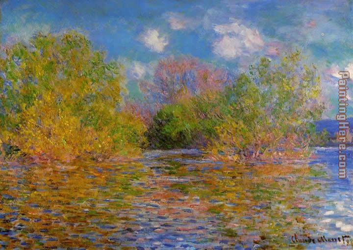 The Seine near Giverny 2 painting - Claude Monet The Seine near Giverny 2 art painting